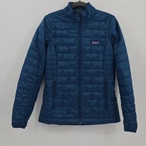 Patagonia Women's Blue Quilted Jacket